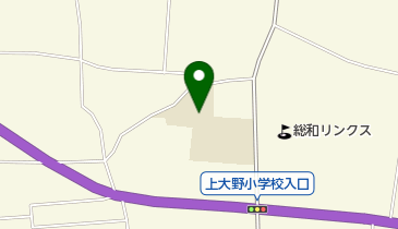 古河市立上大野小学校の地図画像