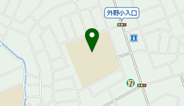 ひたちなか市立外野小学校の地図画像