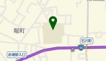 水戸市立石川小学校の地図画像