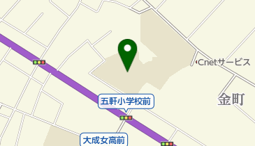 水戸市立五軒小学校の地図画像