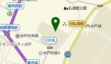 水戸市立三の丸小学校の地図画像