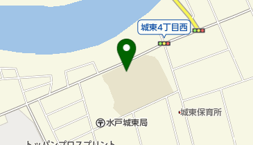 水戸市立城東小学校の地図画像