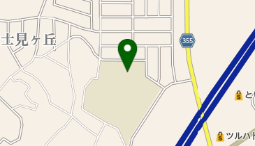 つくばみらい市立富士見ヶ丘小学校の地図画像