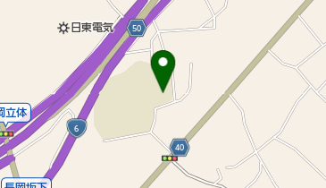 茨城町立長岡幼稚園の地図画像