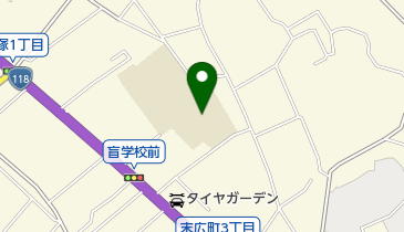 茨城県立盲学校の地図画像