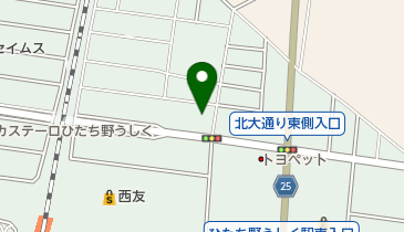 つくば栄養医療調理製菓専門学校の地図画像