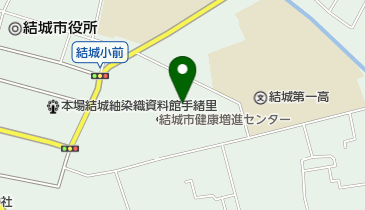 茨城県結城看護専門学校の地図画像