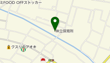 土浦市立神立保育所の地図画像