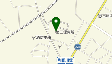 古河市立第三保育所の地図画像