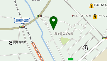 泉ヶ丘こども園の地図画像