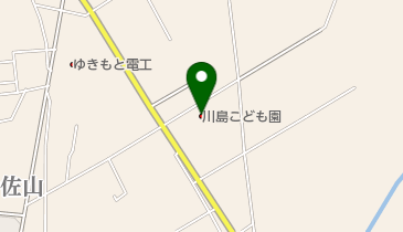 幼保連携型認定こども園川島こども園の地図画像