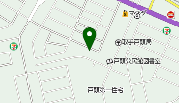 戸頭北保育所の地図画像