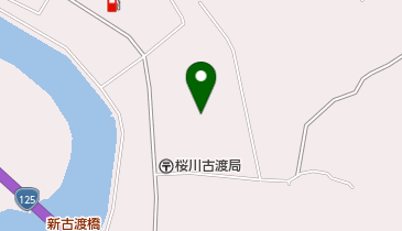 稲敷市立桜川こども園の地図画像