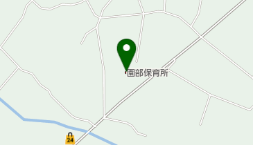 石岡市立園部保育所の地図画像