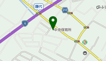 藤代中央保育園の地図画像