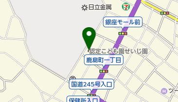 認定こども園せいじ園の地図画像