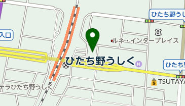 牛久ふれあい保育園ひたち野うしく駅前分園の地図画像
