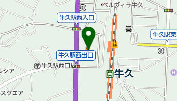 上町ふれあい保育園牛久駅前分園の地図画像