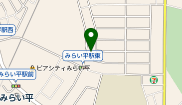 テンダーラビング保育園みらい平の地図画像