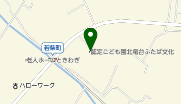 認定こども園北竜台ふたば文化の地図画像