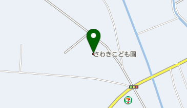認定こども園さわきこども園の地図画像
