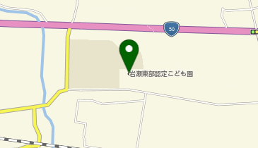 岩瀬東部認定こども園の地図画像