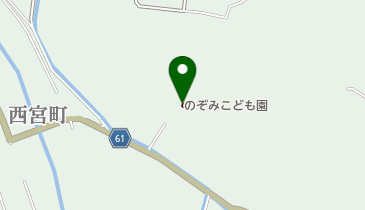 常陸太田市のぞみこども園の地図画像