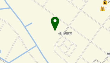 桜川保育園の地図画像