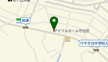 アイフルホーム守谷店の地図画像