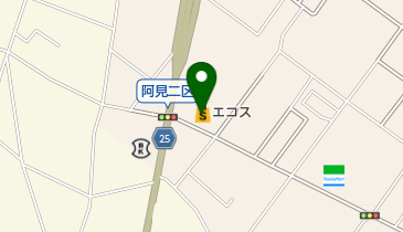 エコス荒川沖店の地図画像