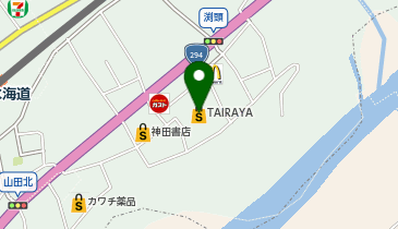 TAIRAYAファインズ淵頭店の地図画像
