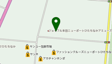 ジャパンミート生鮮館ひたちなか店の地図画像