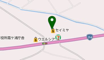 セイミヤかすみがうら店の地図画像