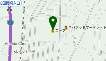 コープうしく店の地図画像