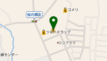 ビッグハウス桜の郷店の地図画像