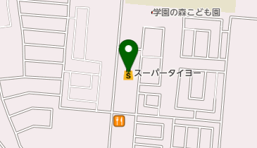スーパータイヨー学園の森店の地図画像