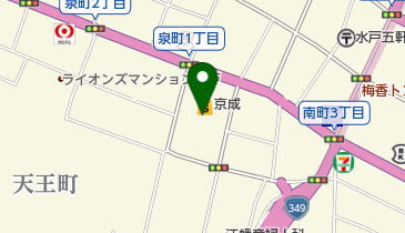 MEIDI-YA STORE水戸ストアーの地図画像