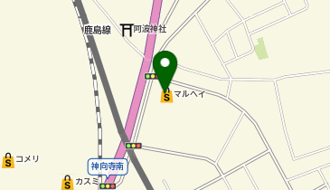 フーズマーケットさえき鹿嶋店の地図画像