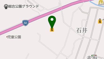 ホームセンター山新笠間店の地図画像