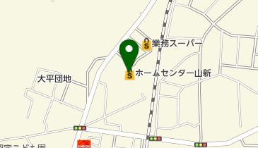 ホームセンター山新神峰店の地図画像