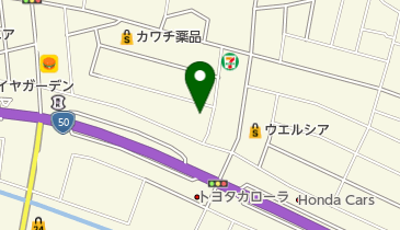 農家の店しんしん岩瀬店の地図画像
