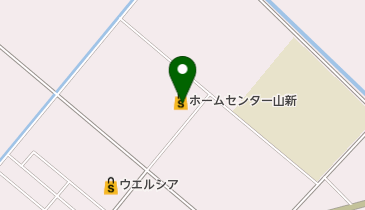 ホームセンター山新友部店の地図画像