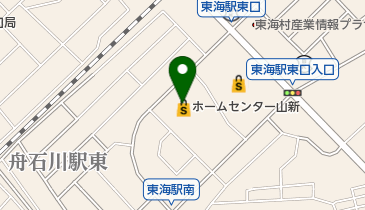 ホームセンター山新東海店の地図画像
