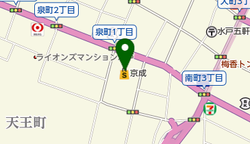 コヤマ京成店の地図画像