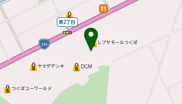 マツモトキヨシレプサモールつくば店の地図画像