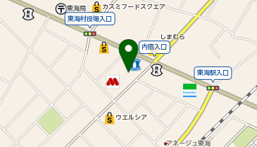 マツモトキヨシ東海店の地図画像