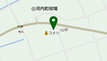 エービン河内店の地図画像