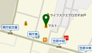 くすりのマルトパワードラッグ笠原店の地図画像
