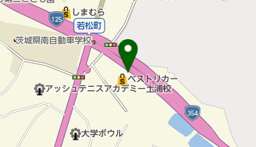 ココカラファイン土浦真鍋店の地図画像