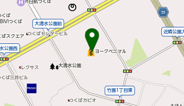 マツモトキヨシヨークタウンつくば竹園店の地図画像